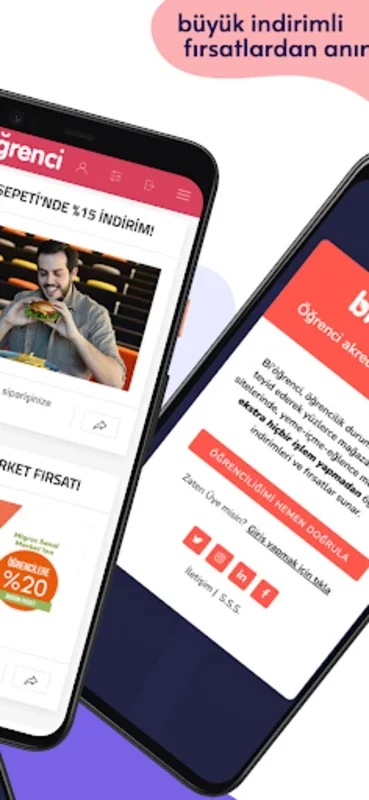 Bi öğrenci for Android - Instant Student Discount Access