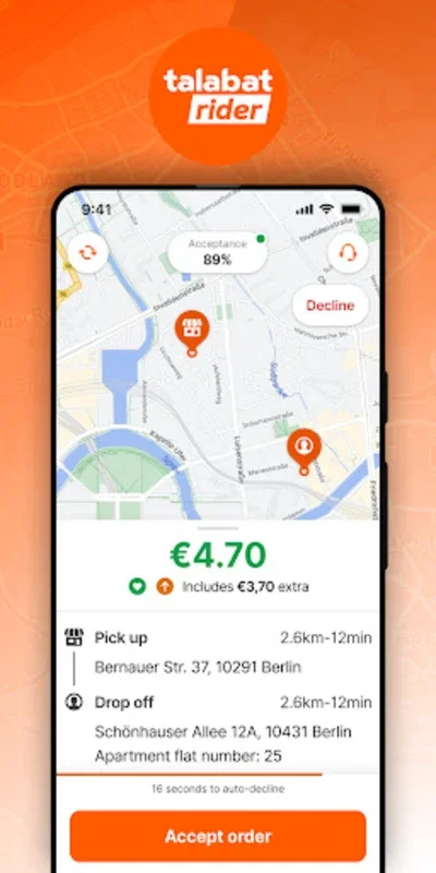 Talabat Rider for Android - Streamline Deliveries