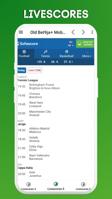 Old Bet9ja Mobile: Your All-in-One Android Sports Betting App