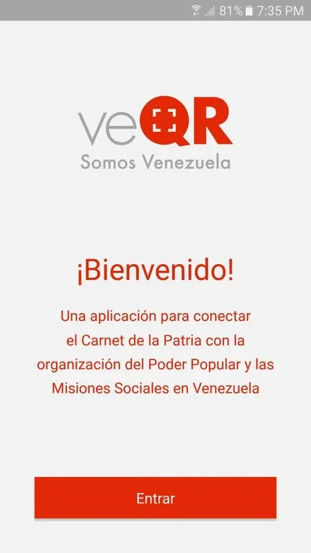 veQR - Somos Venezuela for Android: Keep ID Cards Current