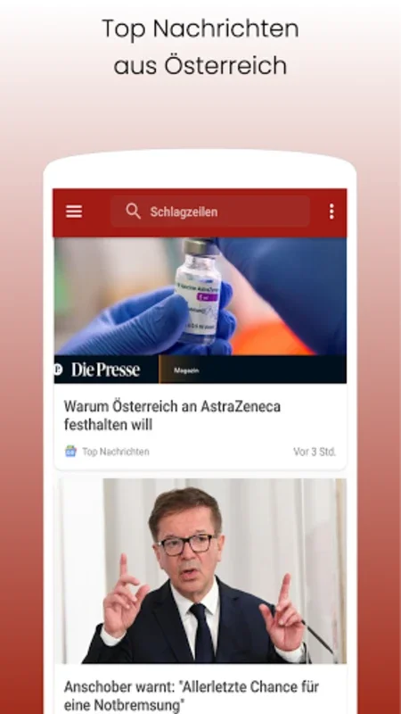 Österreich Aktell for Android - Real-Time News Updates