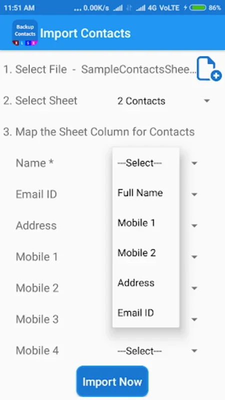 Backup Contact To XLSX for Android: Simplify Contact Management