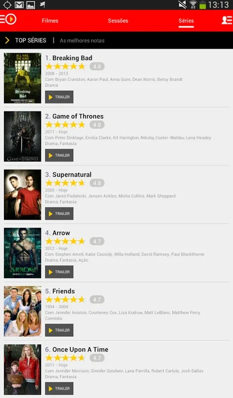 AdoroCinema for Android - Download the APK from AppHuts