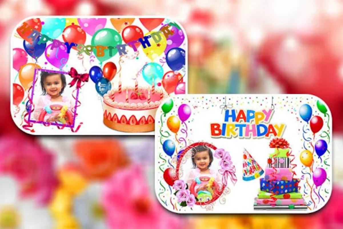 Birthday Photo Frames for Android - Customize Photos