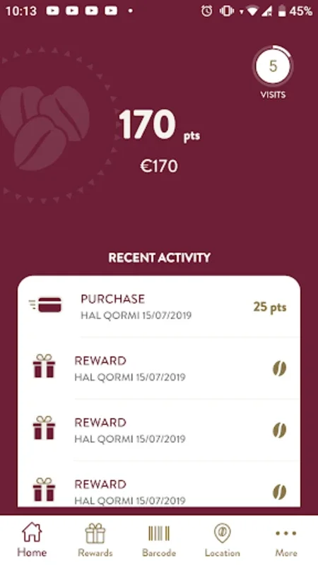 Costa Club Malta for Android - Earn Rewards Easily