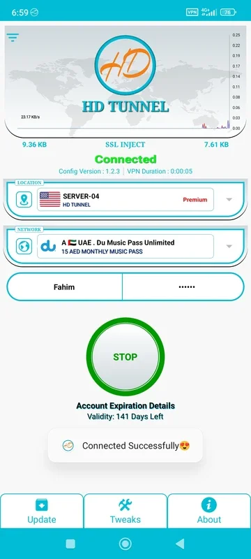 HD TUNNEL for Android: Fast, Secure Internet Connection