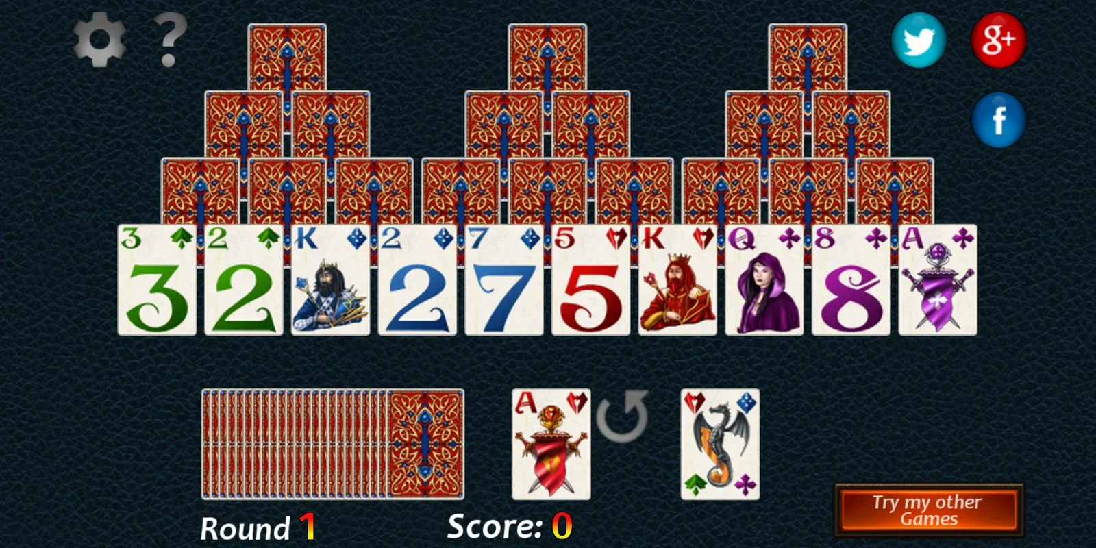 Fantasy Solitaire TriPeaks for Android - No Time Limit Solitaire Fun