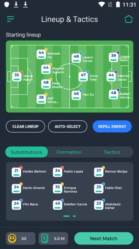 Eleven Kings for Android: Lead Your Soccer Team to Victory