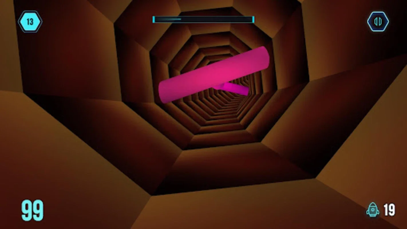 Paradise Tunnel for Android - Navigate Neon Tunnel Levels