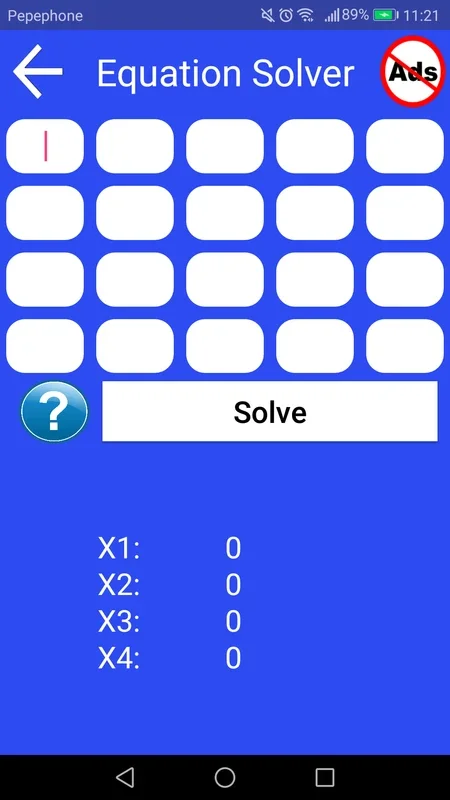 Linear Equation Solver for Android: Solve Equations Easily