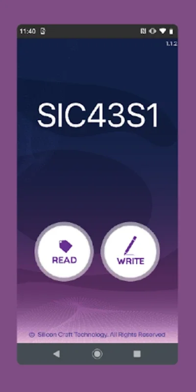 SIC43S1 Writer for Android - Secure NFC Tag Management