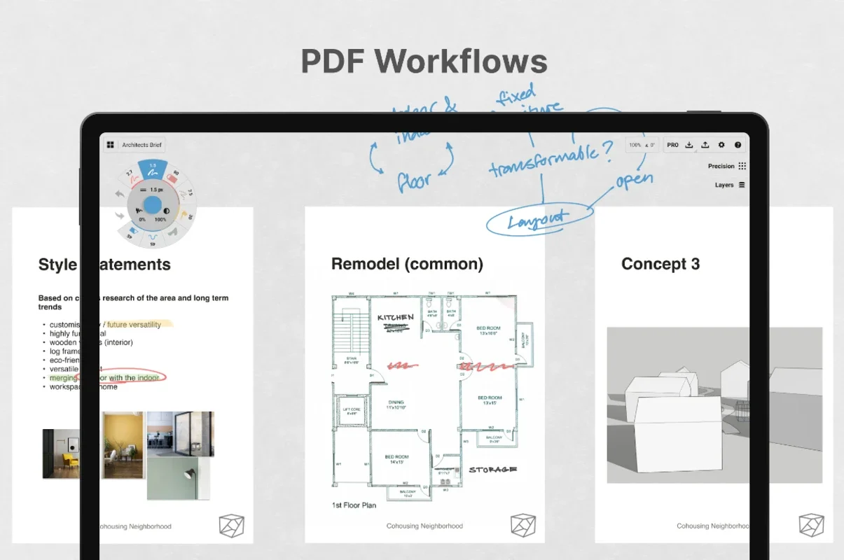 Concepts for Android: A Visual Design and Sketching Tool