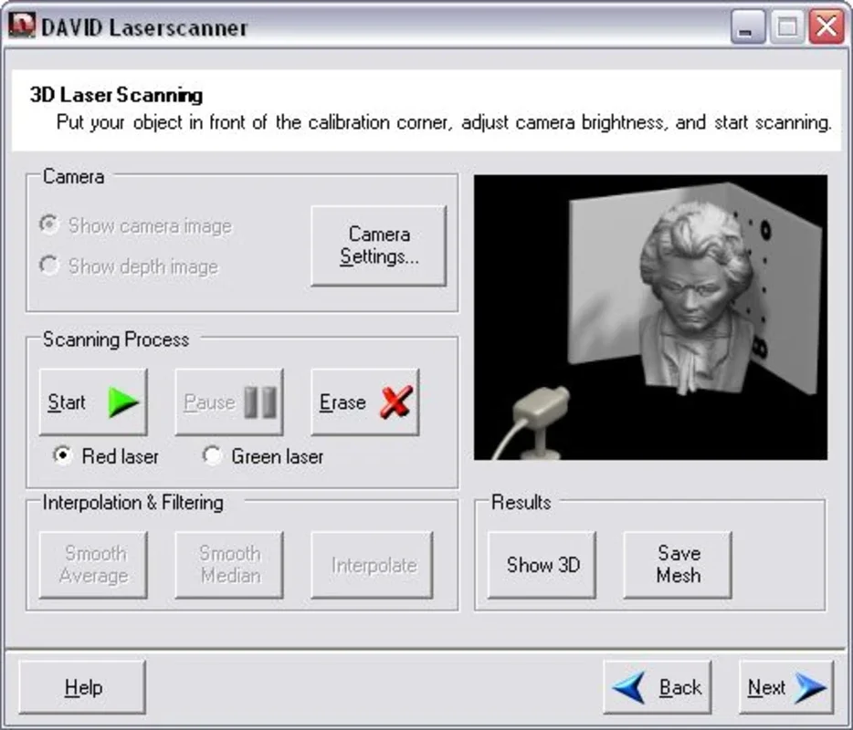 DAVID Laserscanner for Windows: Precise Scanning Solution