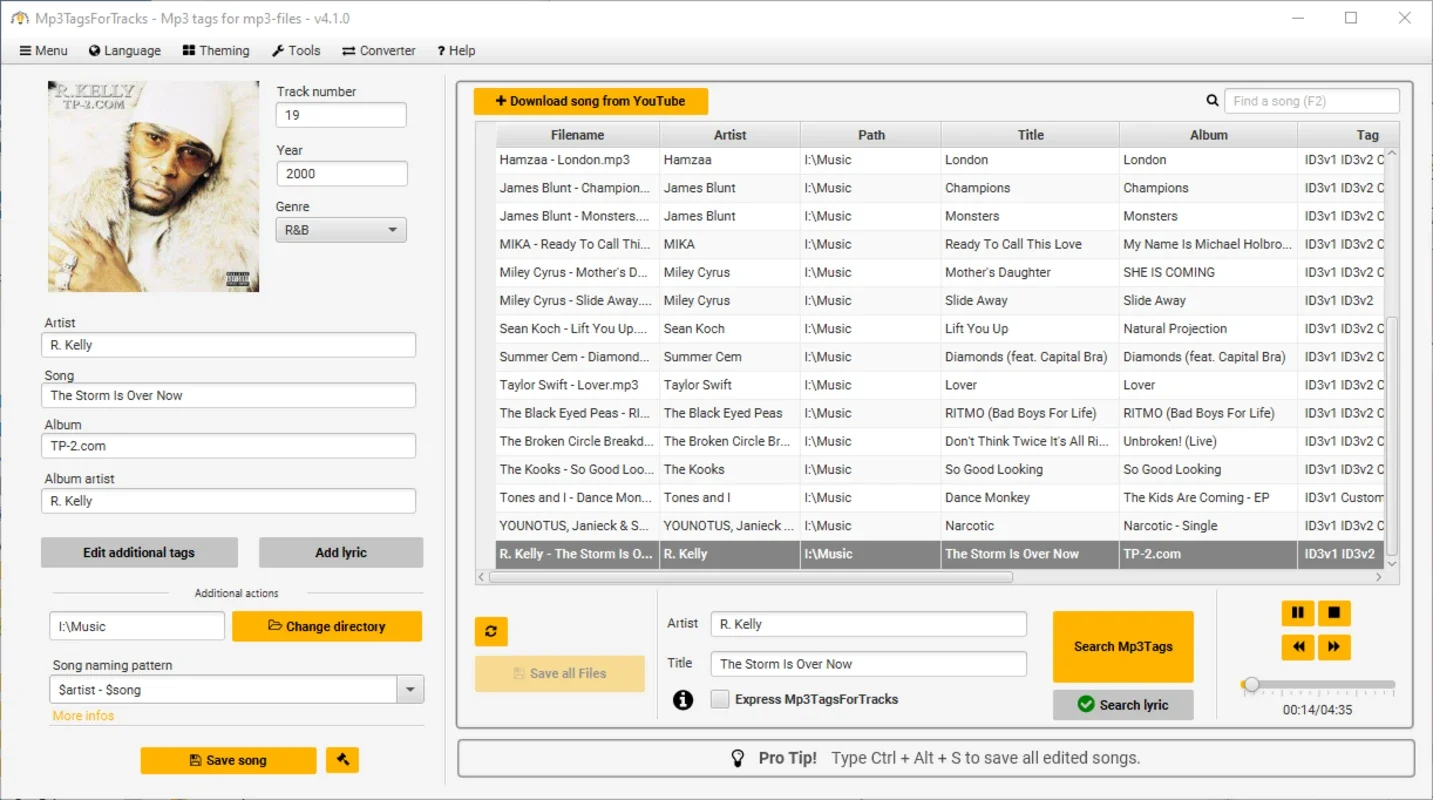 Mp3TagsForTracks for Mac - Simplify MP3 Tag Management