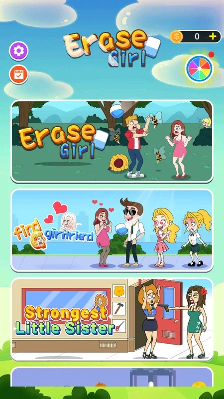 Erase girl for Android - Engaging Entertainment