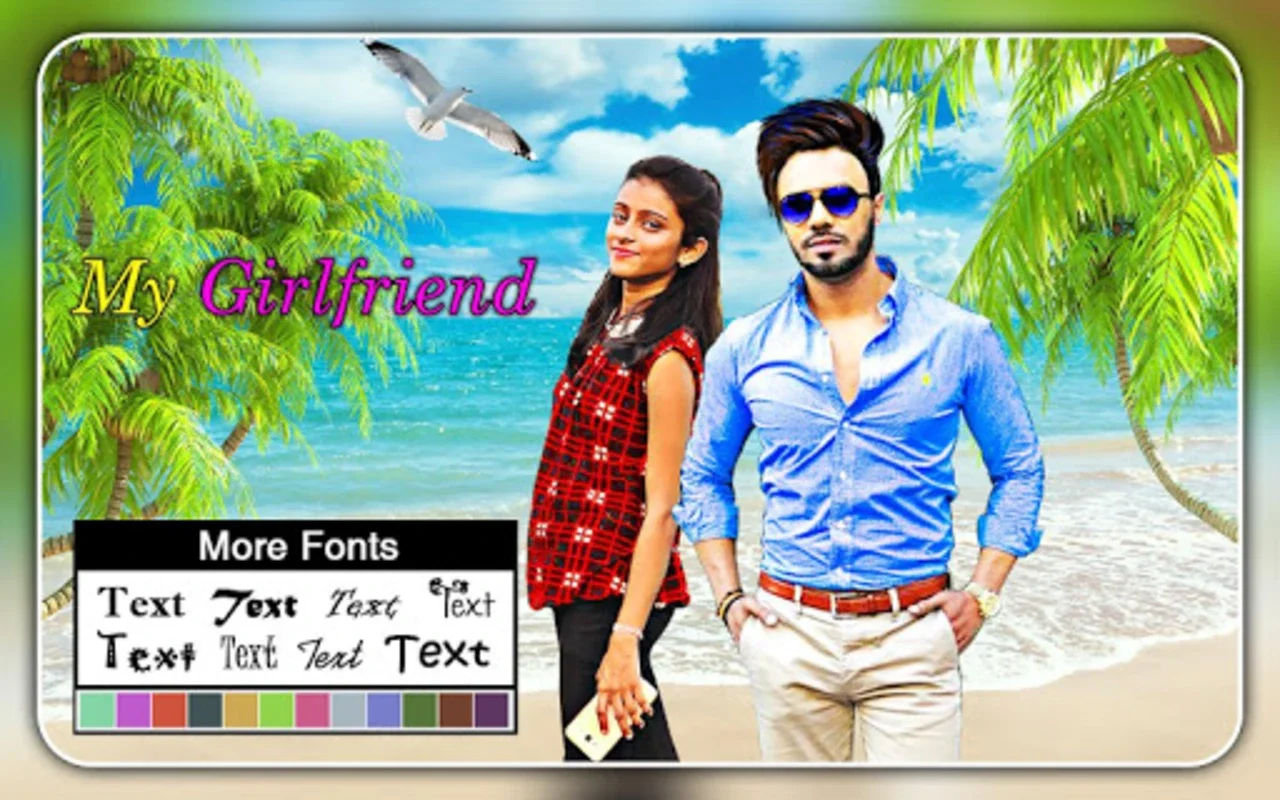 GirlFriend Photo Editor for Android - Create Romantic Images