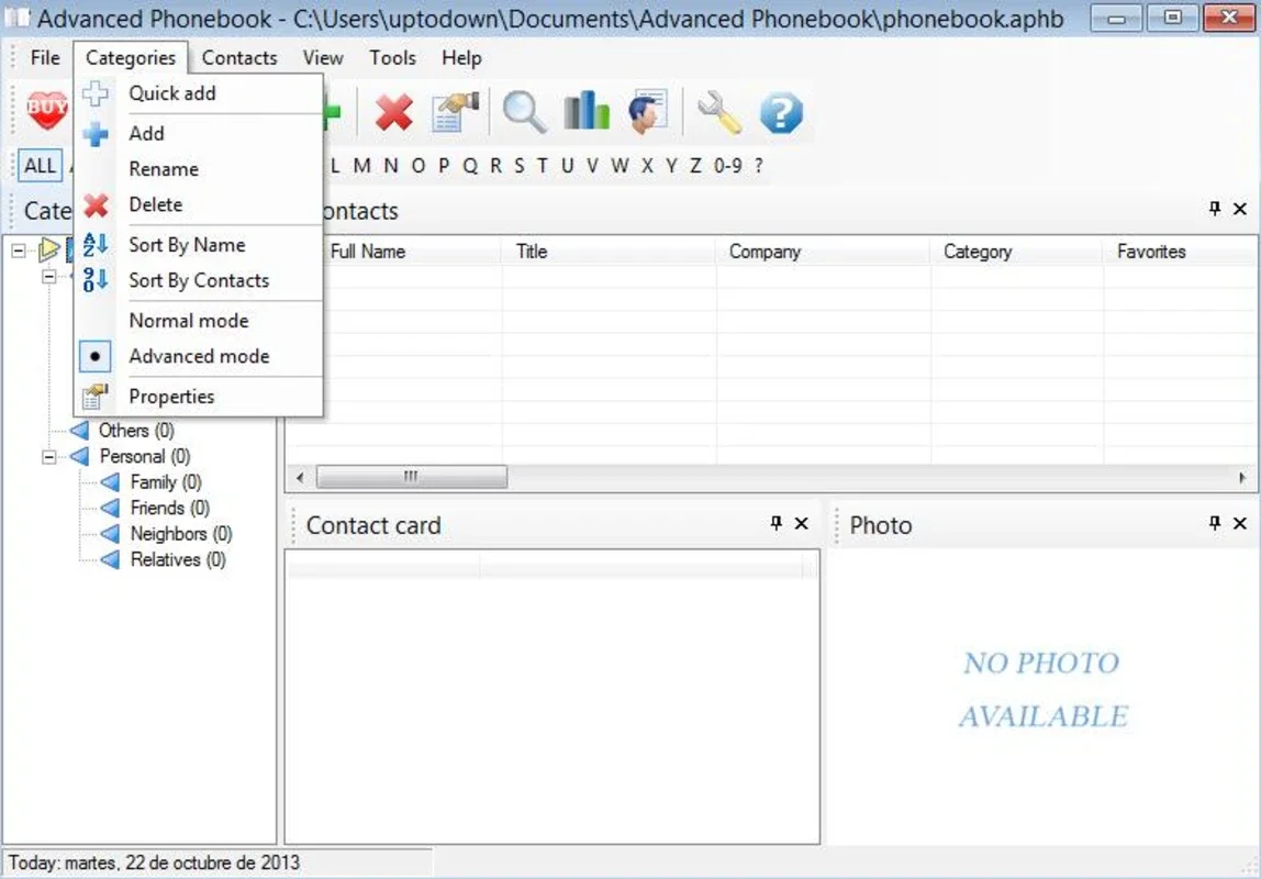 Advanced Phonebook for Windows - Manage Contacts Easily