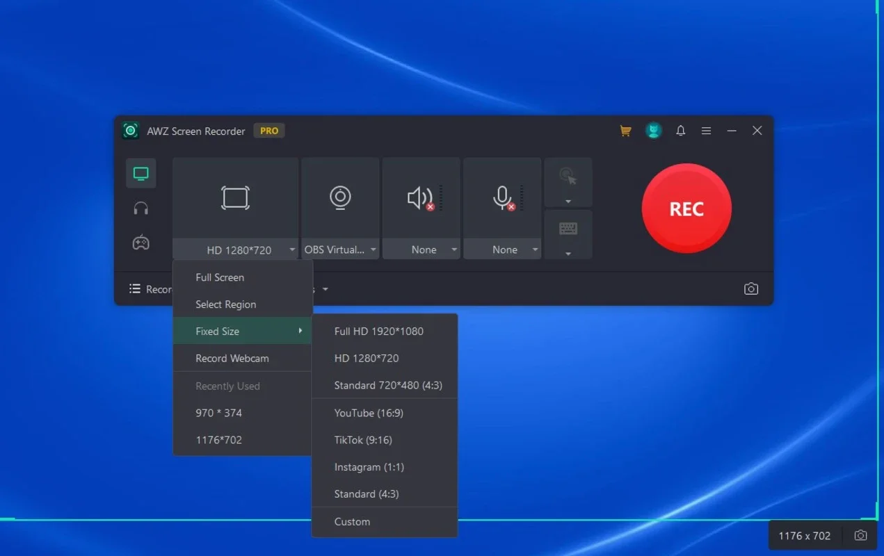 AWZ Screen Recorder for Windows - Capture and Share with Ease