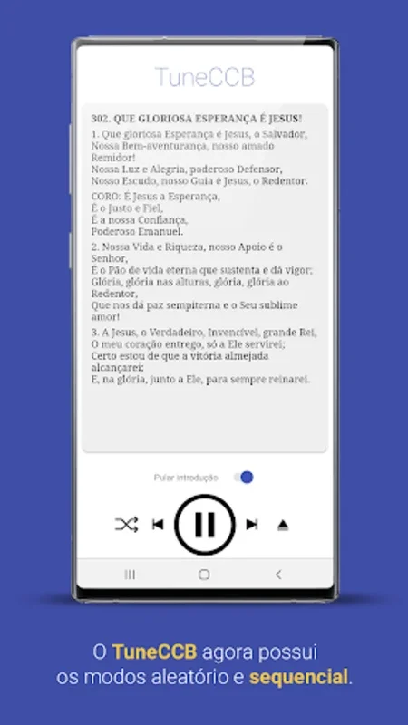 Hinário CCB Virtual PRO Nº5 for Android - Rich Hymnal Experience