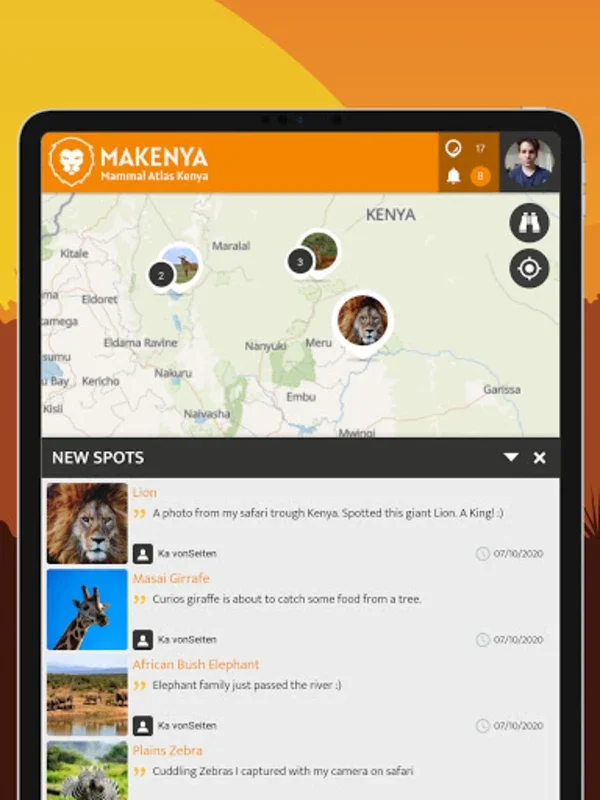 MAKENYA - Mammal Atlas Kenya for Android: Empowering Conservation