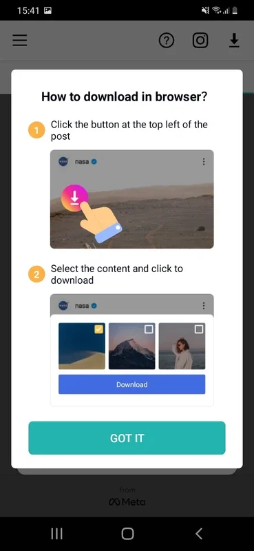 Video Downloader for Instagram on Android - Download Now