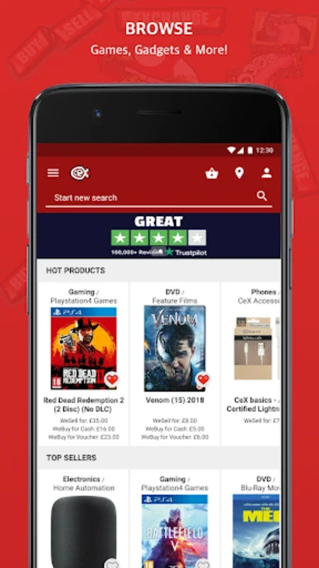 CeX: Tech & Games - Buy & Sell for Android - No Download Needed