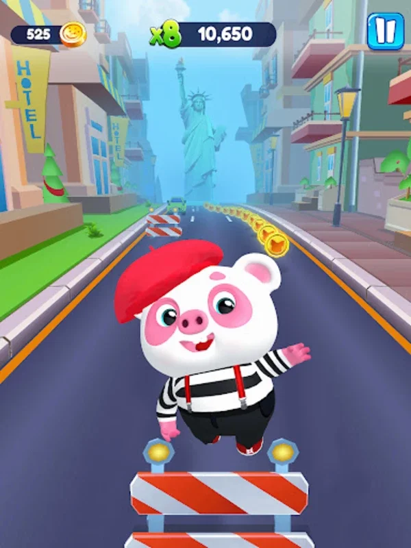 Piggy Panda Run: Fun Game for Android - Free Download