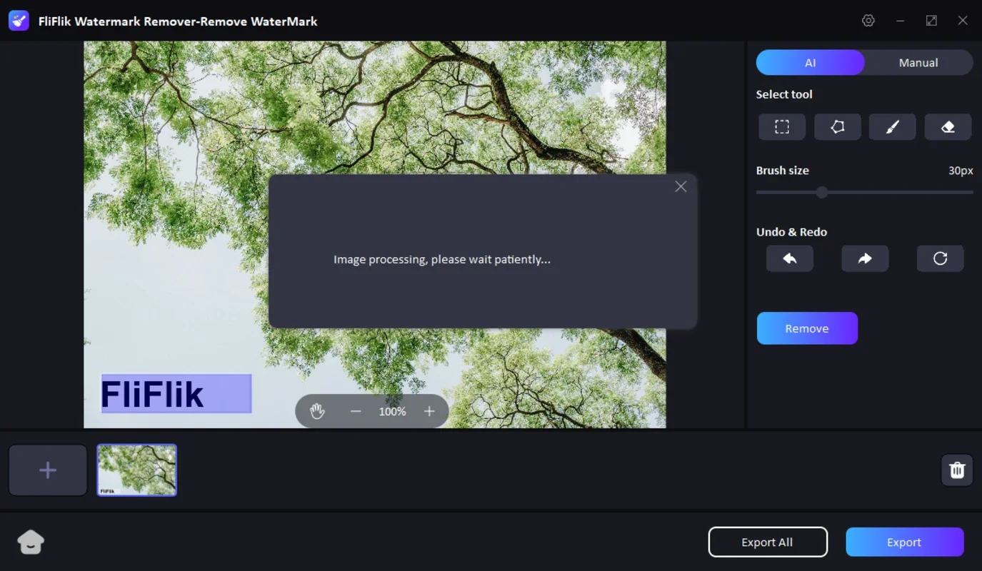 FliFlik Watermark Remover for Windows - Free Download on AppHuts