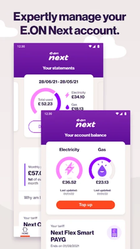 E.ON Next for Android - Manage Energy Accounts Easily