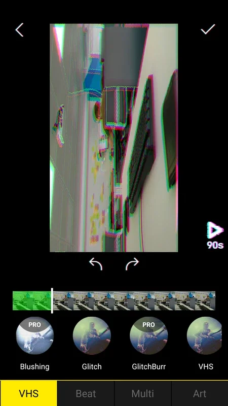 90s - Glitch VHS & Vaporwave Video Effects Editor for Android