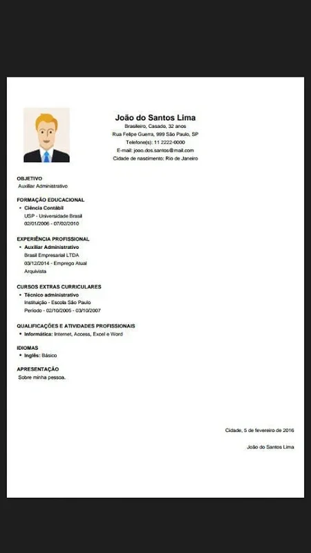 my resume for Android - Streamline Your Resume Creation