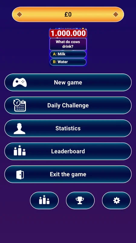 MILLIONAIRE TRIVIA Game Quiz for Android - Test Your Knowledge