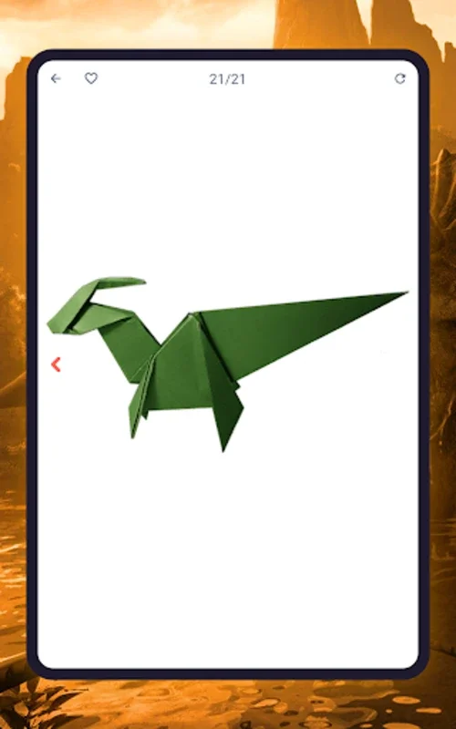 Origami dinosaurs paper shapes for Android - Download the APK from AppHuts