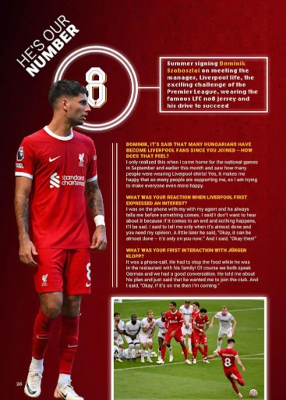 Liverpool FC Programme for Android - Unmissable Matchday Content