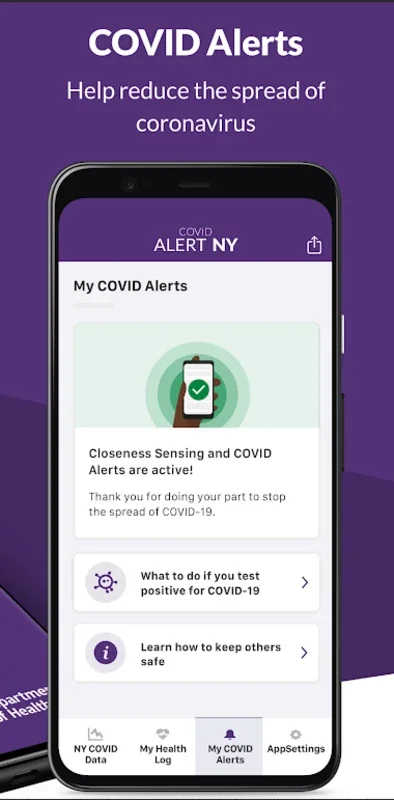 COVID Alert NY for Android: Stay Informed