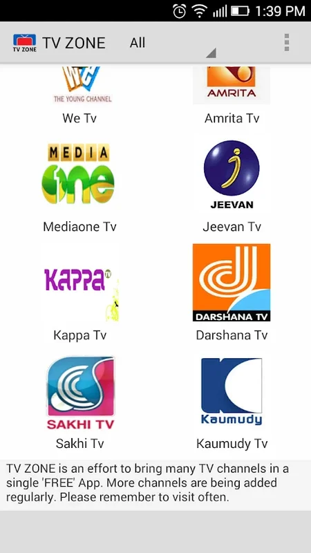 TV ZONE for Android - Enjoy Various TV Channels