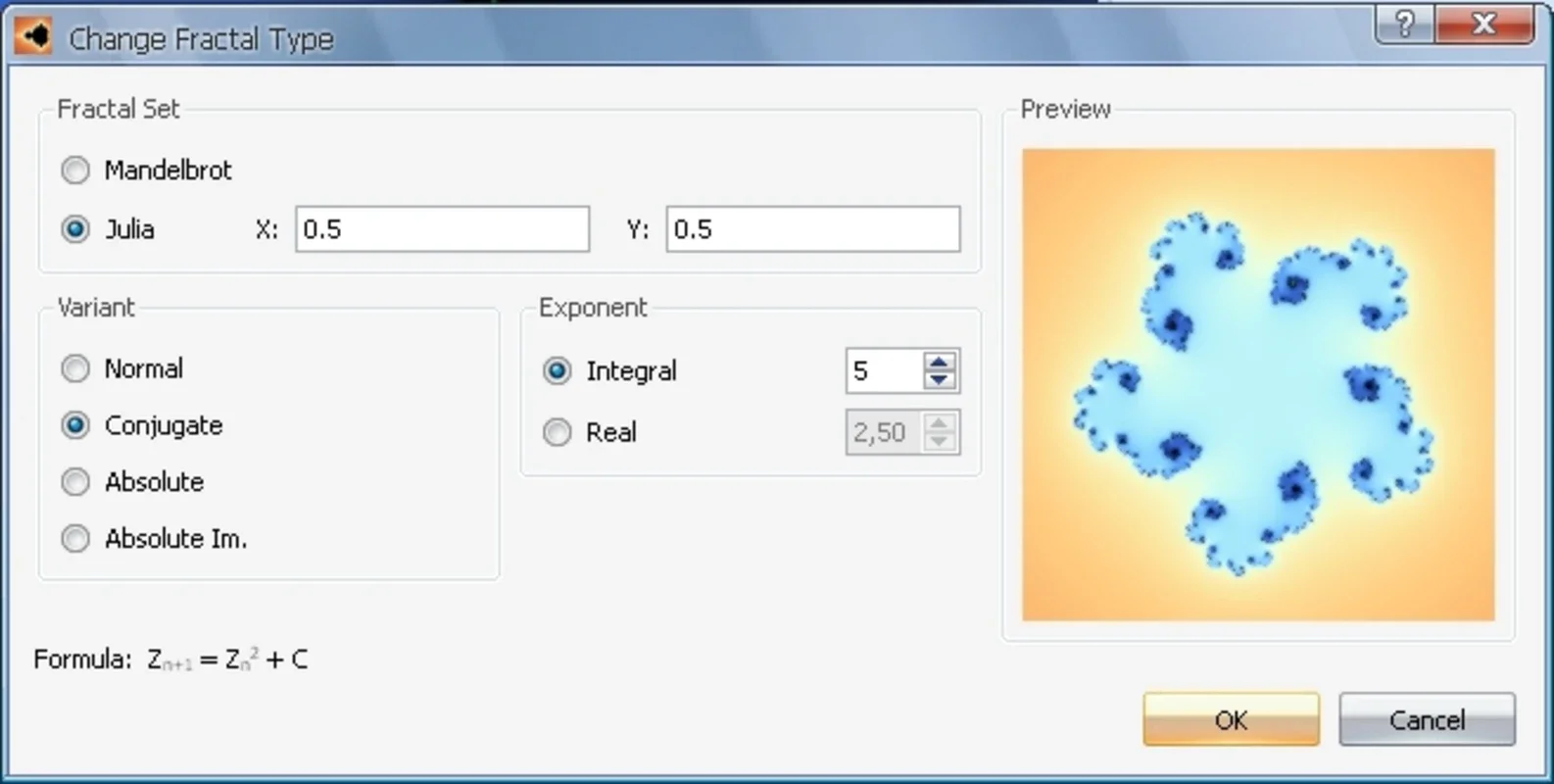 Fraqtive for Windows - Explore Fractals in Real Time