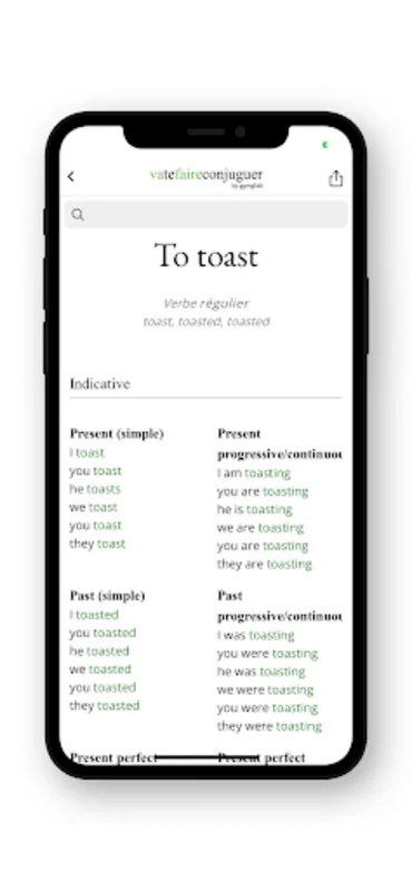 Conjugation for Android - Master English Verb Conjugations