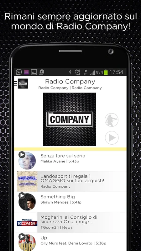 Radio Company for Android: Stream, Win Rewards & Discover Music