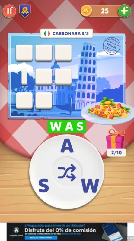 Wordelicious: Food & Travel for Android - Unscramble Words Globally