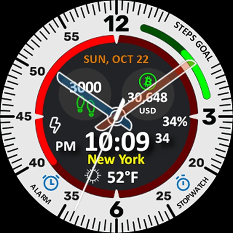 Walker for Android: Elegant Digital Watch Face