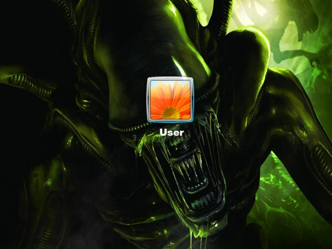 Alien Form Logon Screen for Windows - Add Sci-Fi to Your Startup