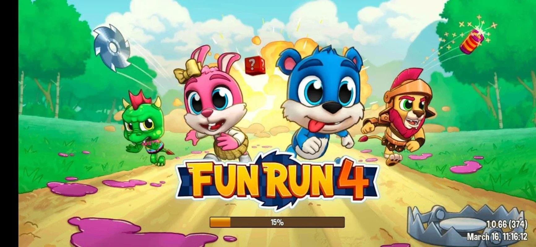 Fun Run 4 for Android - Thrilling Animal Races