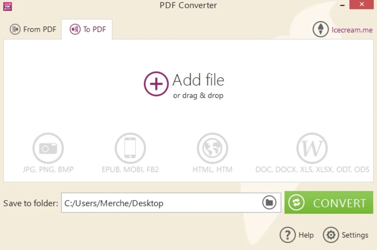 Icecream PDF Converter for Windows - Convert Documents Easily