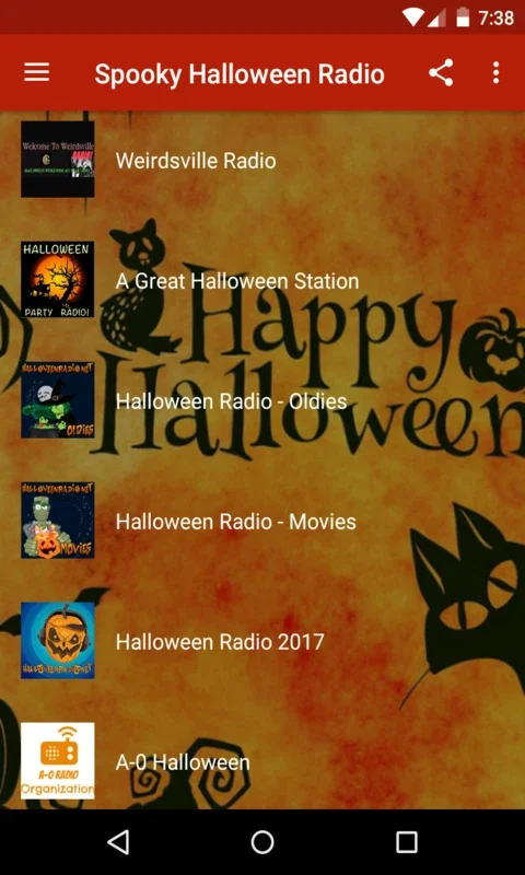 Spooky Halloween Radio for Android - Scary Music Hub