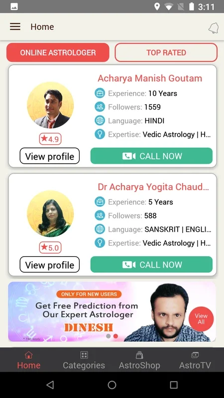 AstroLive for Android: Explore Mantras & Astral Charts