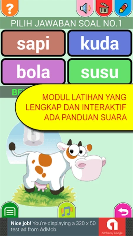 Ayo Belajar Membaca for Android - Interactive Reading Learning