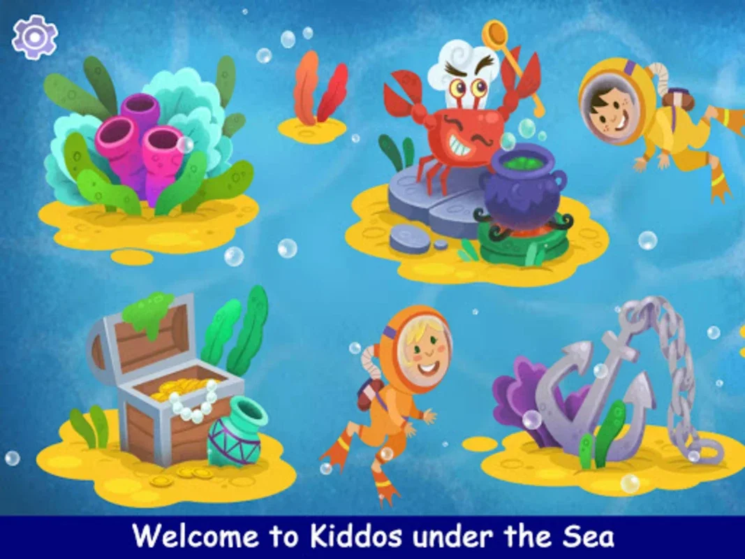 Kiddos under the Sea for Android - Fun Educational Experience