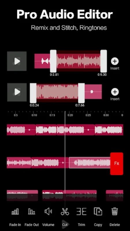 Audio Editor - Music Mixer for Android - Professional Audio Editing