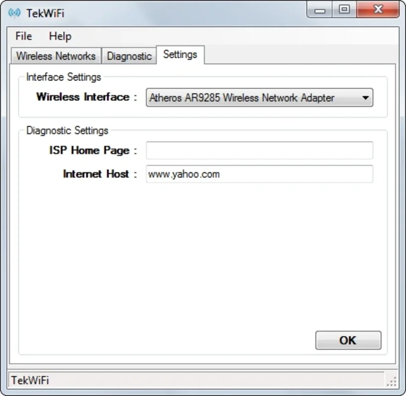 TekWiFi for Windows - Efficient WiFi Network Diagnostics